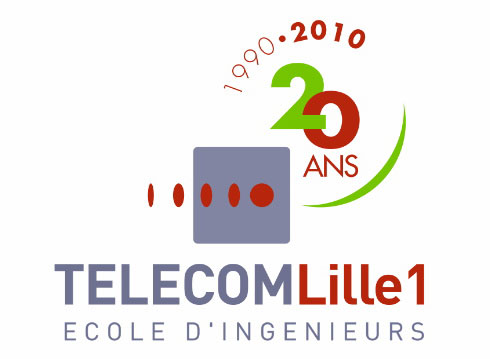 Logo anniversaire / TELECOM Lille1 / Création : Staminic