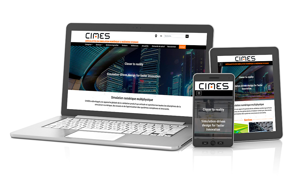 Nouveau site web de Cimes France