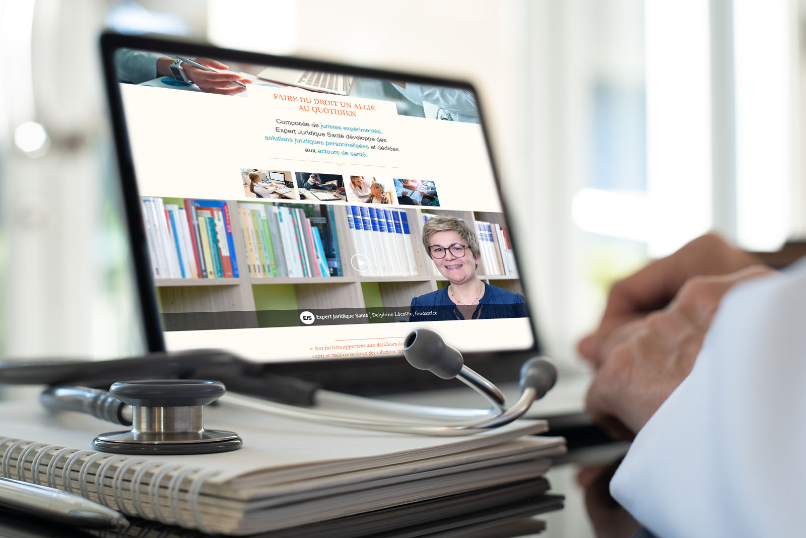 Site web Expert Juridique Santé