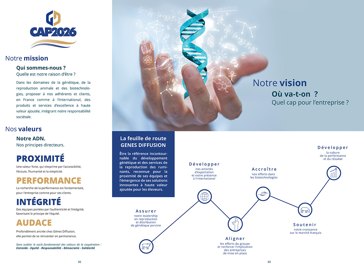 Staminic, agence de communication à Lille, traduit la plateforme de marque de Gènes Diffusion