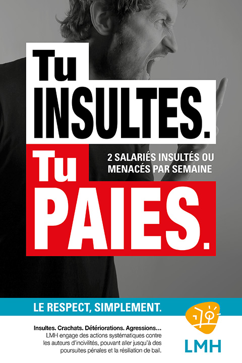 LMH affiche Campagne lutte contre les incivilités