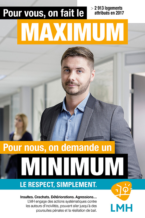 LMH affiche Campagne lutte contre les incivilités