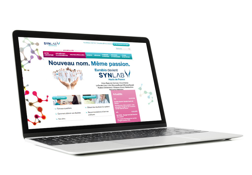 Synlab, bannière web