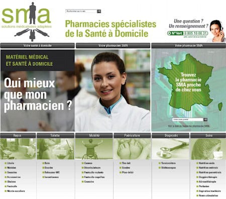 Site web grand public pour le matériel médical et le maintien à domicile Site web grand public pour le matériel médical et le maintien à domicile