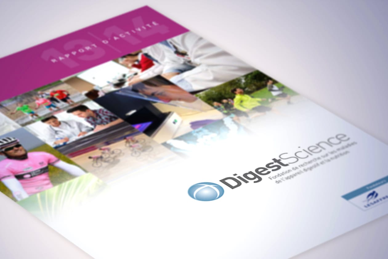 Couverture du rapport d'activité DigestScience 2014