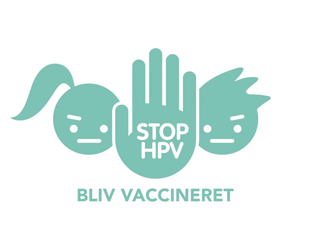 Logo stop HPV de la campagne de prévention sur le cancer du col de l'urérus au Danemark