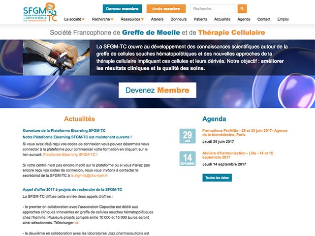 Site web de la SFGM-TC