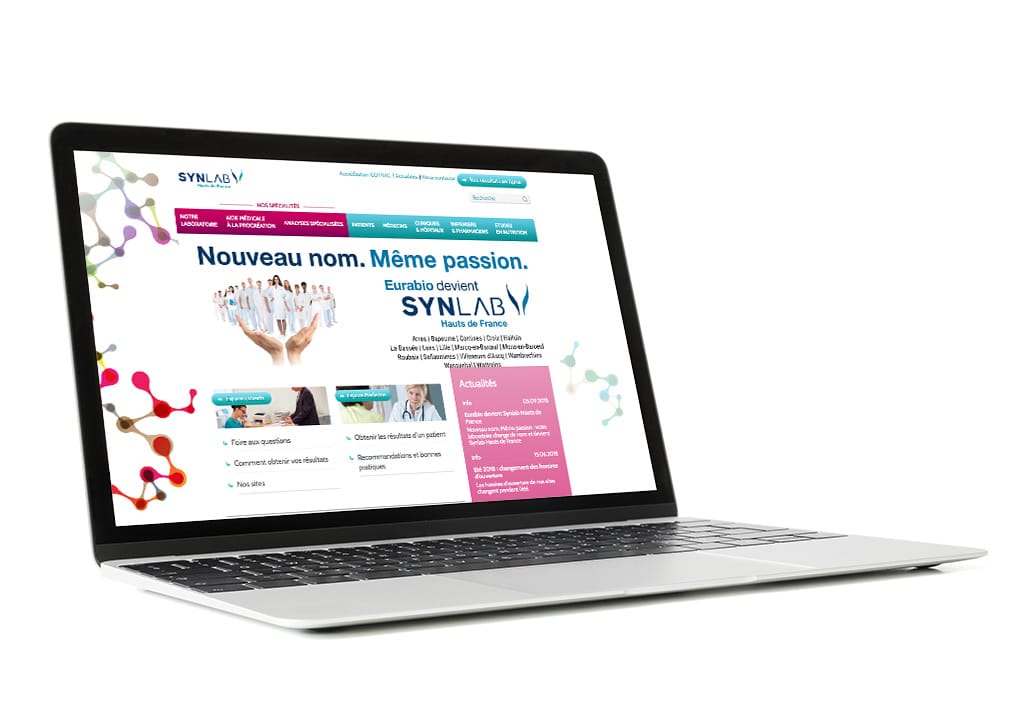 Synlab, bannière web