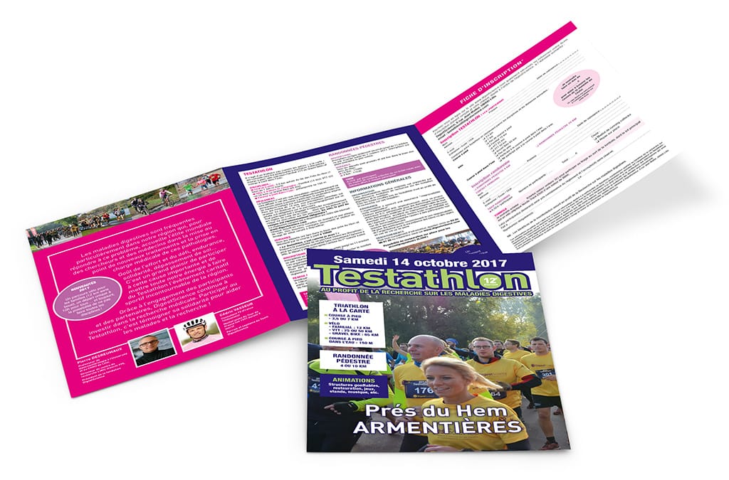 Dépliants Testathlon